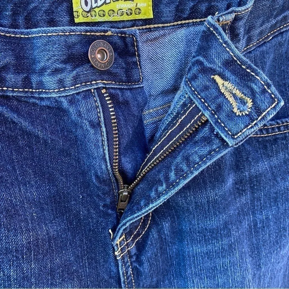 Old Navy Kids Straight Droit Astro Adjustable Jeans Sz 16